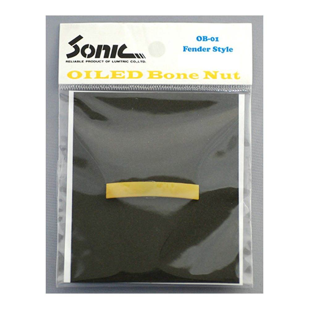 Sonic <br>OILED BONE NUT FENDER STYLE <br>OB-01 43×3.1×6.5mm 184R