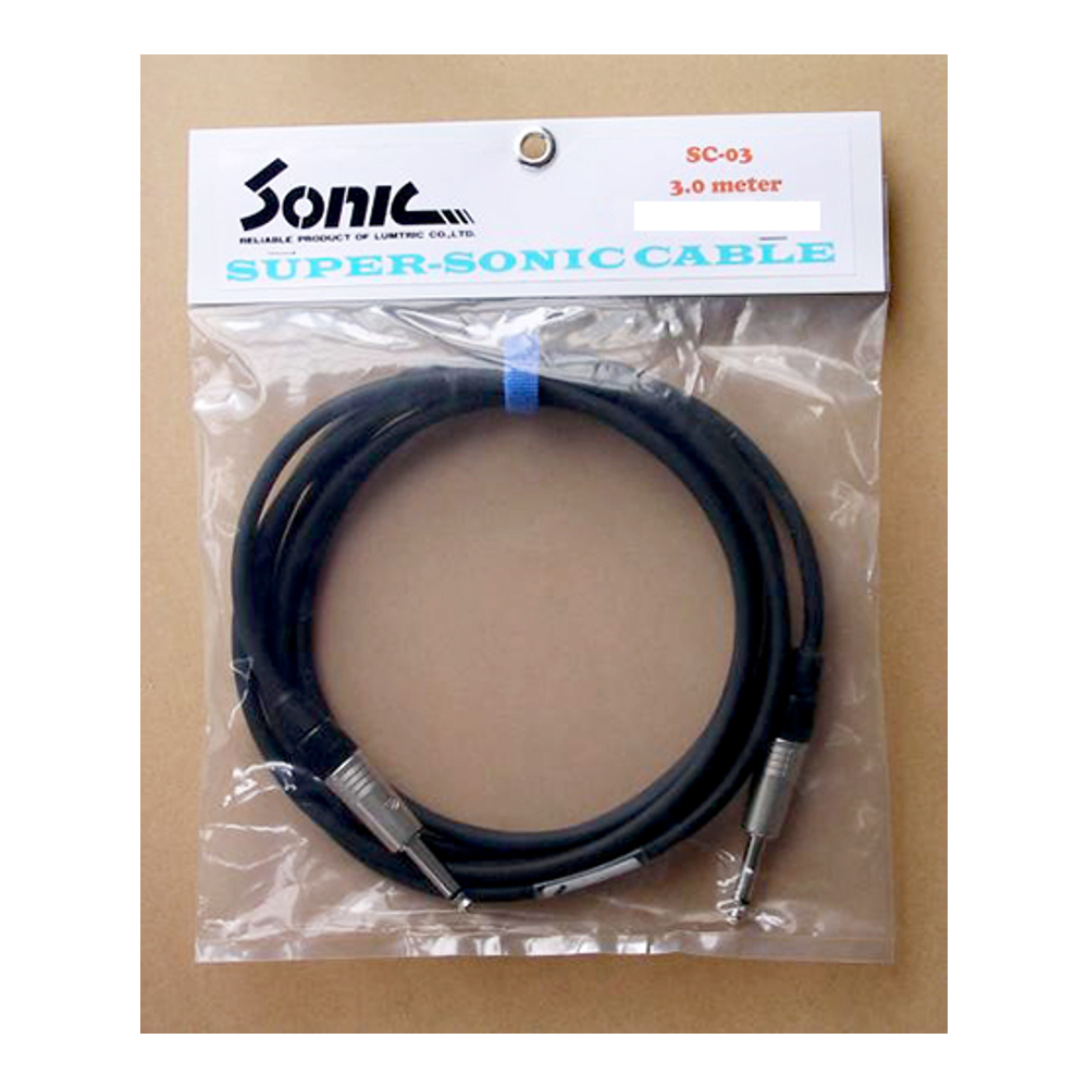 Sonic <br>SUPER-SONIC CABLE SC-03 <br>3.0meter Straight Plug