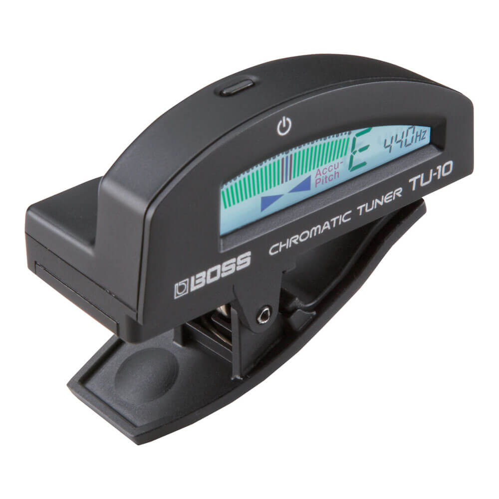 BOSS <br>TU-10-BK Clip-on Chromatic Tuner