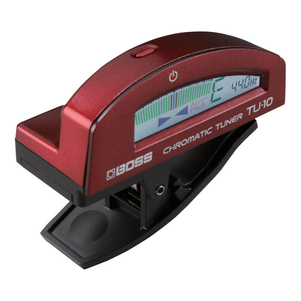 BOSS <br>TU-10-RD Clip-on Chromatic Tuner