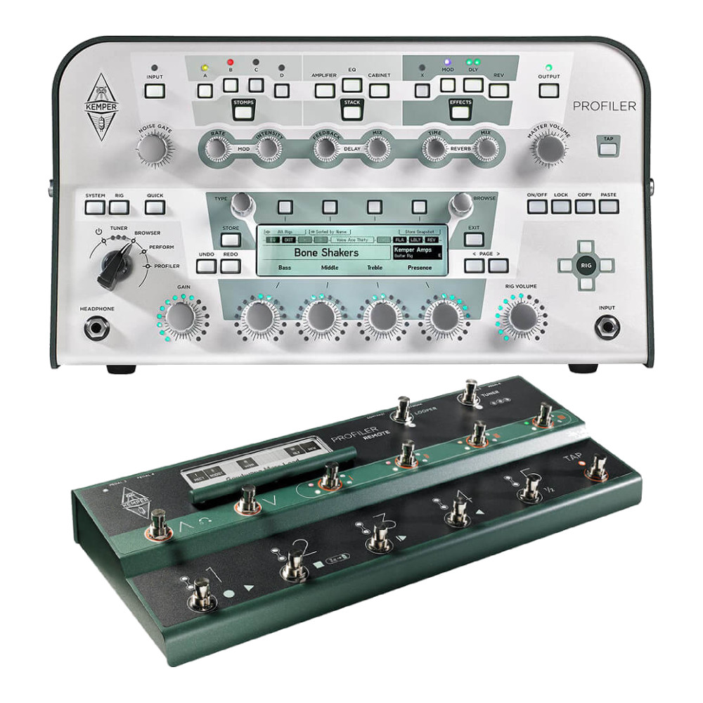 Kemper <br>Profiler Head White & Remote Set