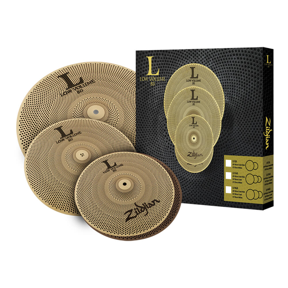 Zildjian <br>L80 Low Volume Cymbal Set LV348