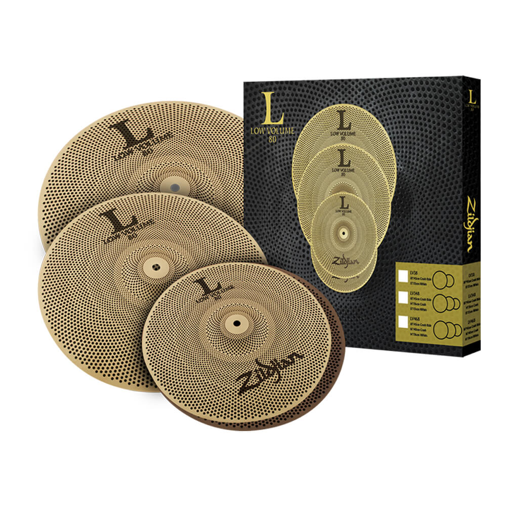 Zildjian <br>L80 Low Volume Cymbal Set LV468