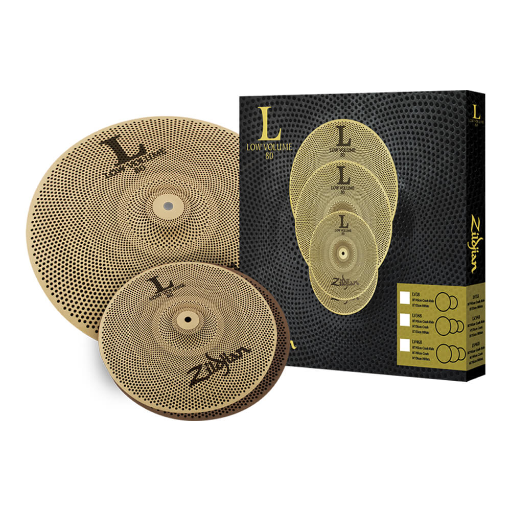 Zildjian <br>L80 Low Volume Cymbal Set LV38