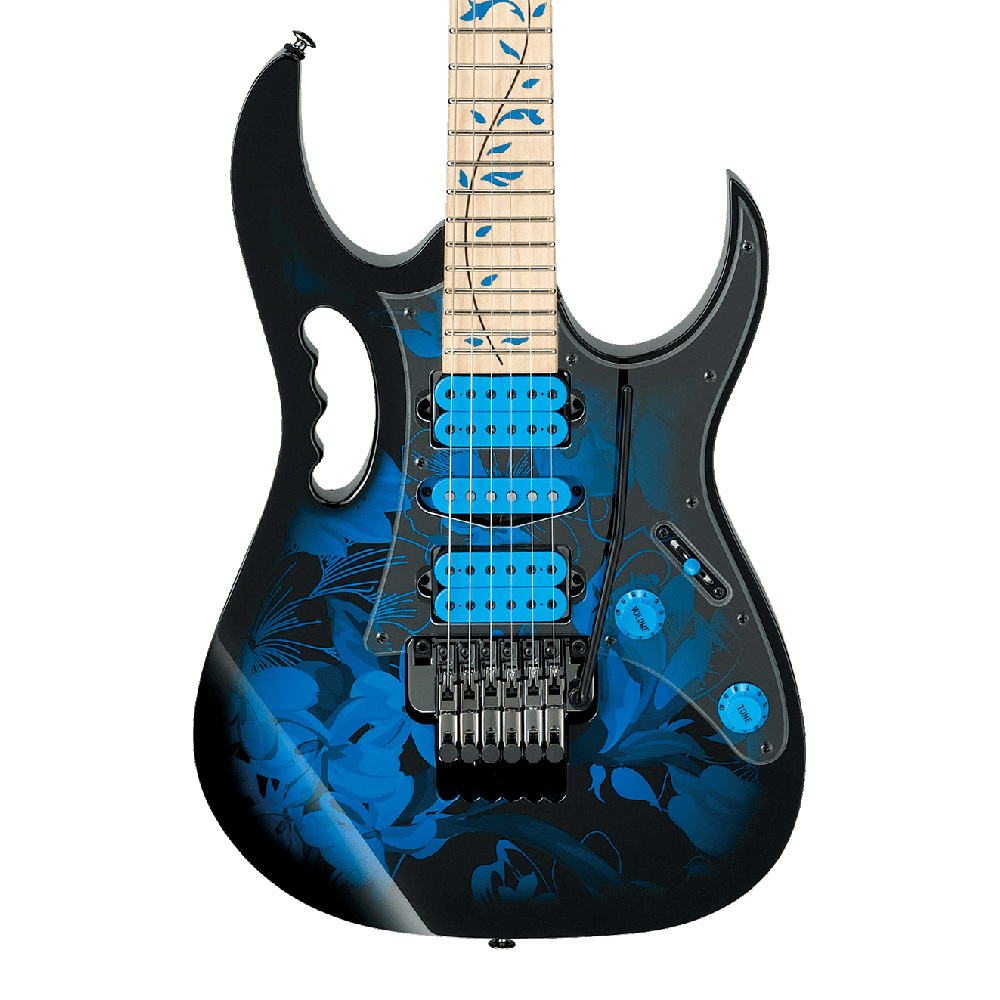 Ibanez <br>SIGNATURE MODEL Steve Vai JEM77P-BFP (Blue Floral Pattern)