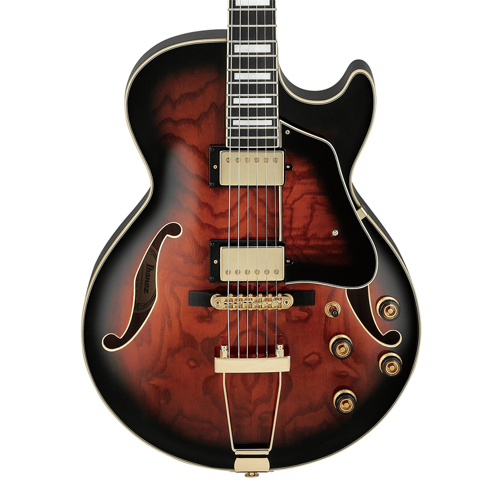 Ibanez <br>AG Artcore Expressionist AG95QA-DBS (Dark Brown Sunburst)