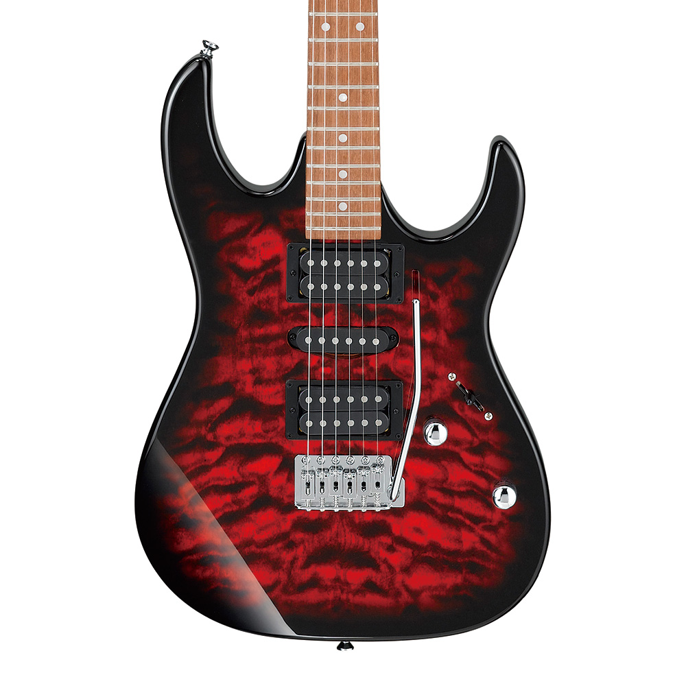 Ibanez <br>Gio GRX70QA-TRB (Transparent Red Burst)