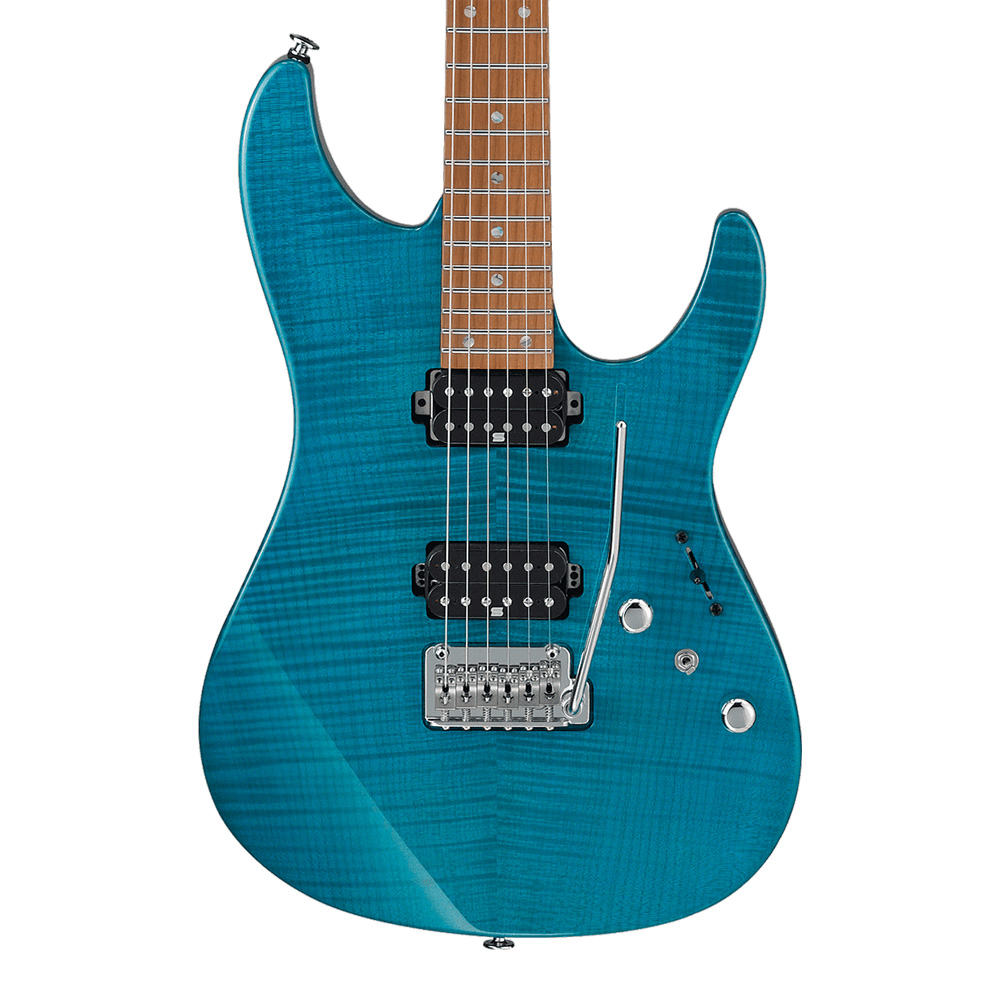 Ibanez <br>SIGNATURE MODEL Martin Miller MM1-TAB Transparent Aqua Blue)