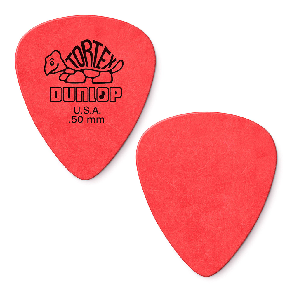 Jim Dunlop <br>418 Tortex Standard 0.50mm - Red 12Zbg