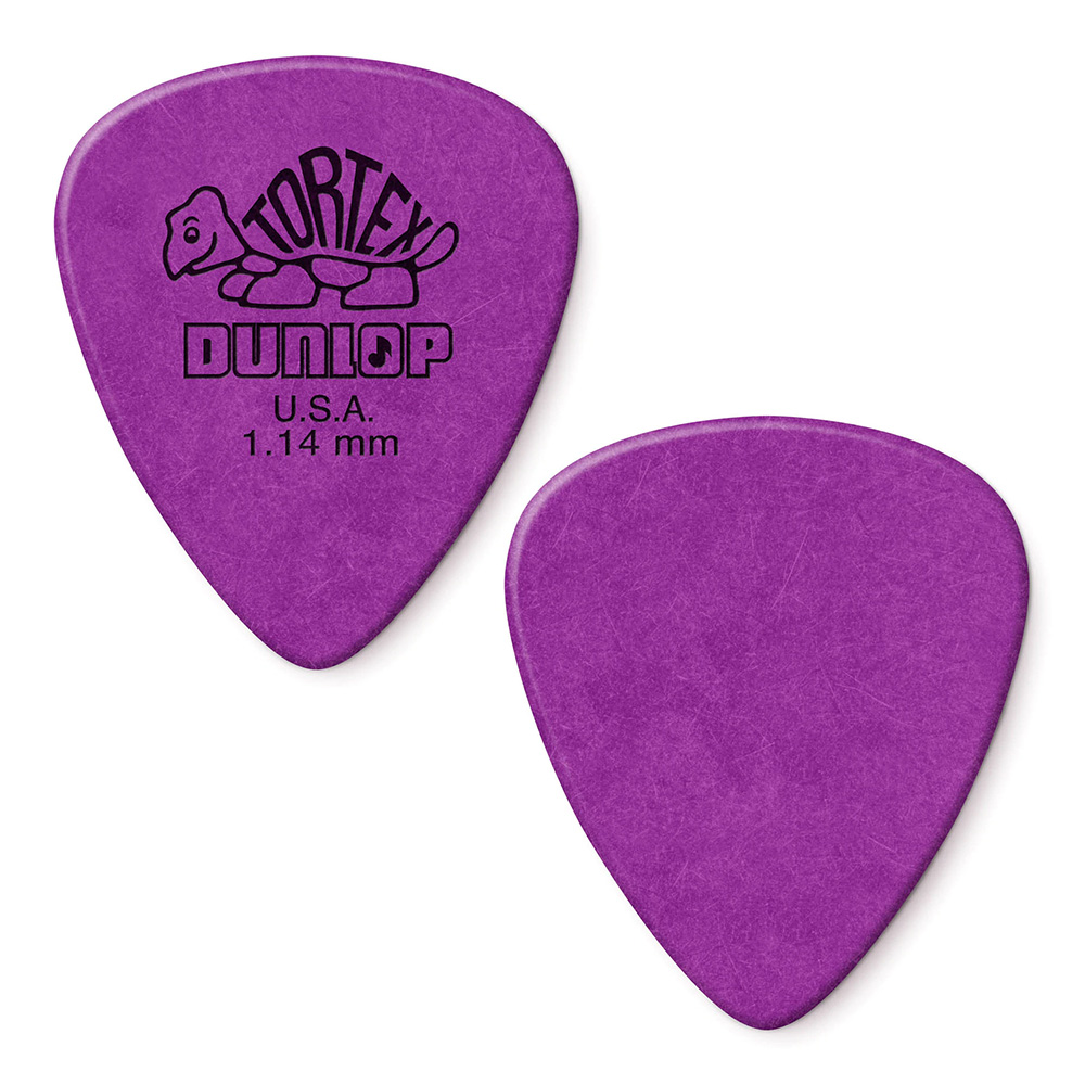 Jim Dunlop <br>418 Tortex Standard 1.14mm - Purple 12Zbg