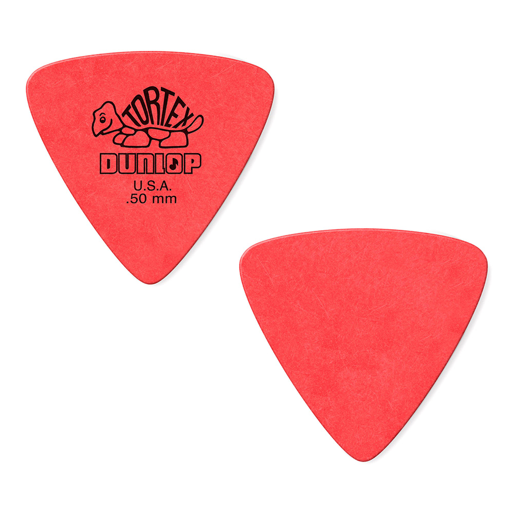 Jim Dunlop <br>413 Tortex Triangle 0.50mm - Red 12Zbg