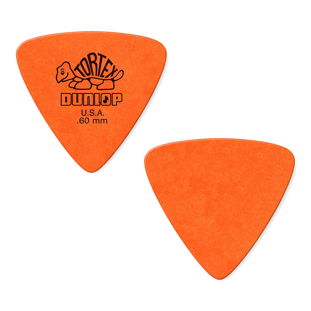 Jim Dunlop <br>413 Tortex Triangle 0.60mm - Orange 12Zbg