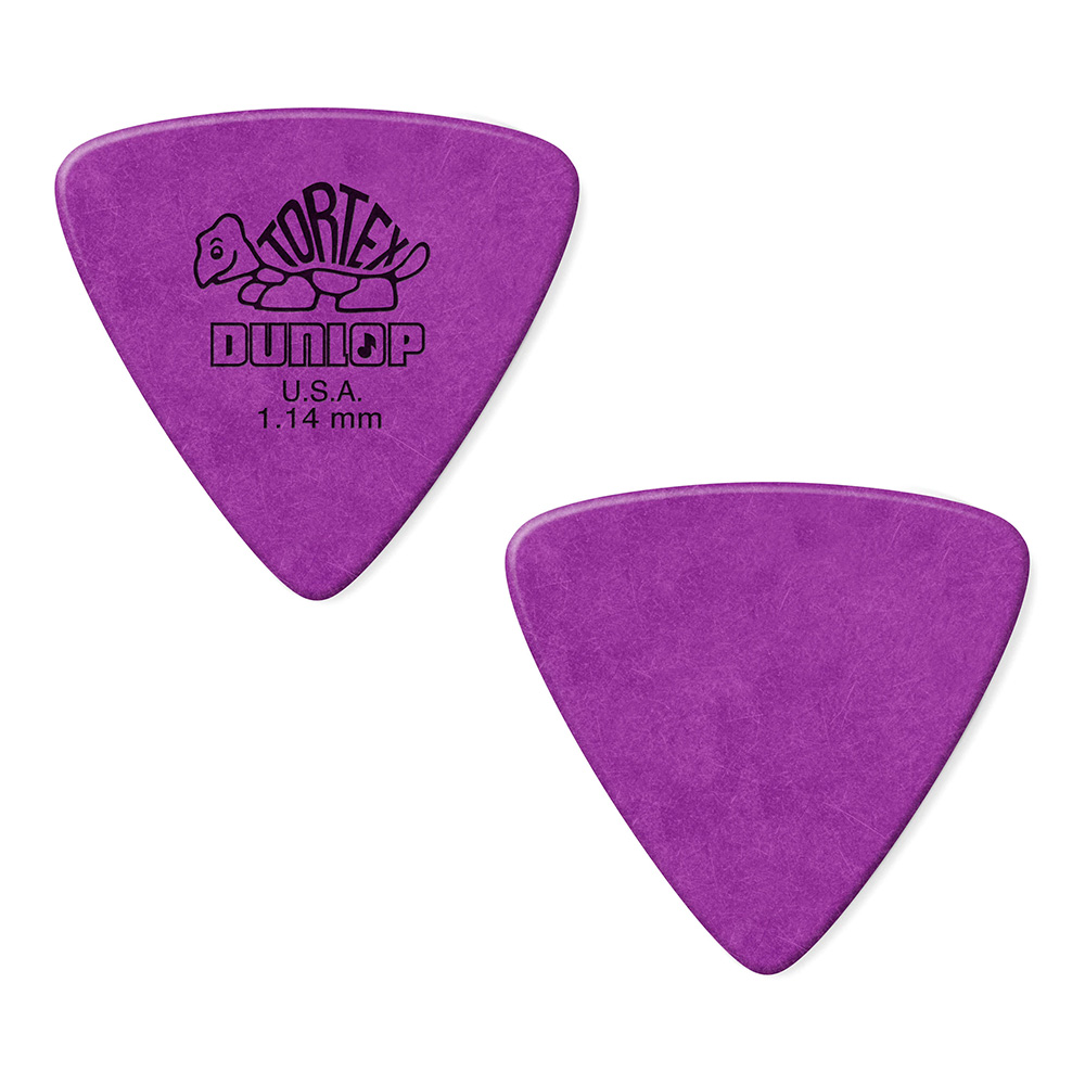 Jim Dunlop <br>413 Tortex Triangle 1.14mm - Purple 12Zbg