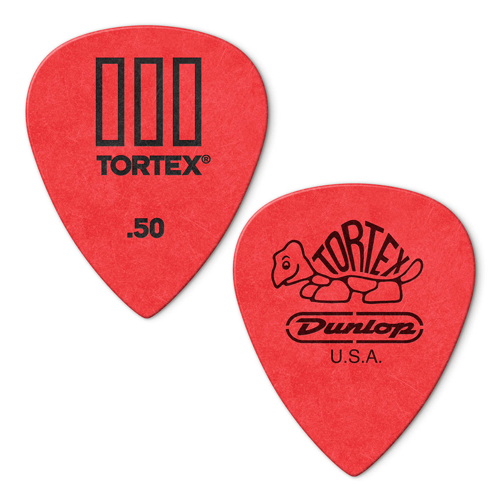 Jim Dunlop <br>462 Tortex T III 0.50mm - Red 12Zbg