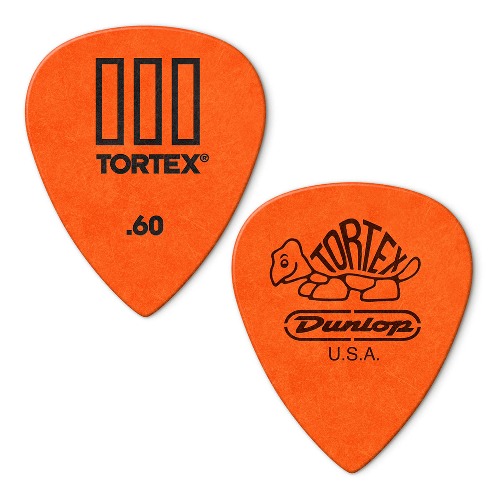 Jim Dunlop <br>462 Tortex T III 0.60mm - Orange 12Zbg