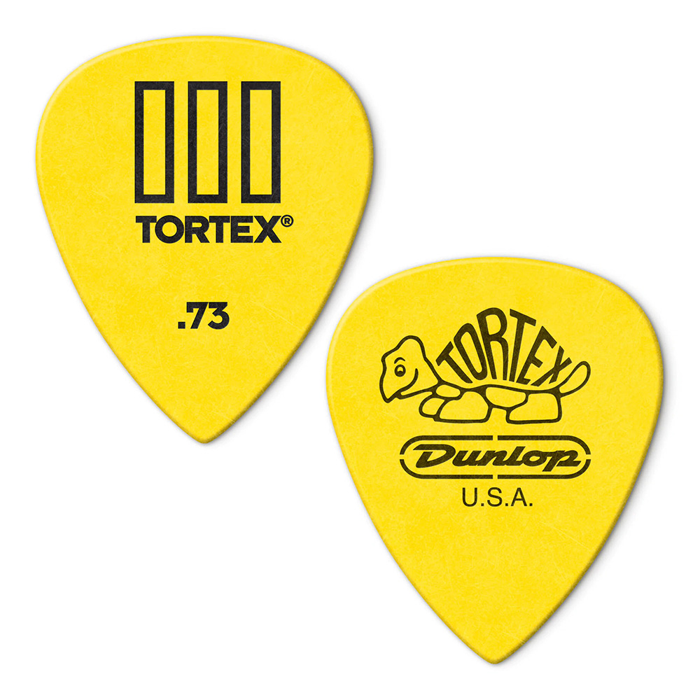 Jim Dunlop <br>462 Tortex T III 0.73mm - Yellow 12Zbg