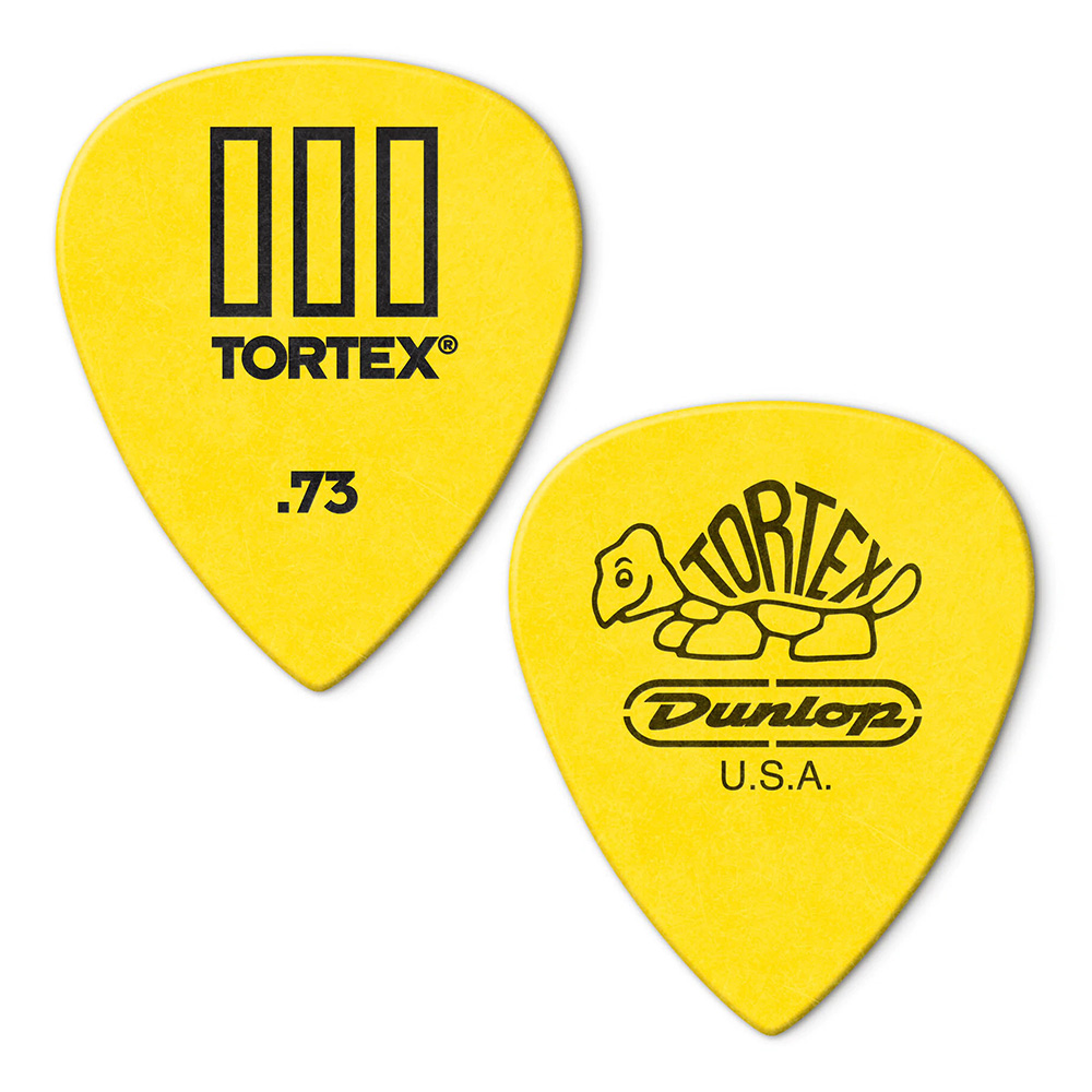 Jim Dunlop <br>462 Tortex T III 0.73mm - Yellow 12Zbg