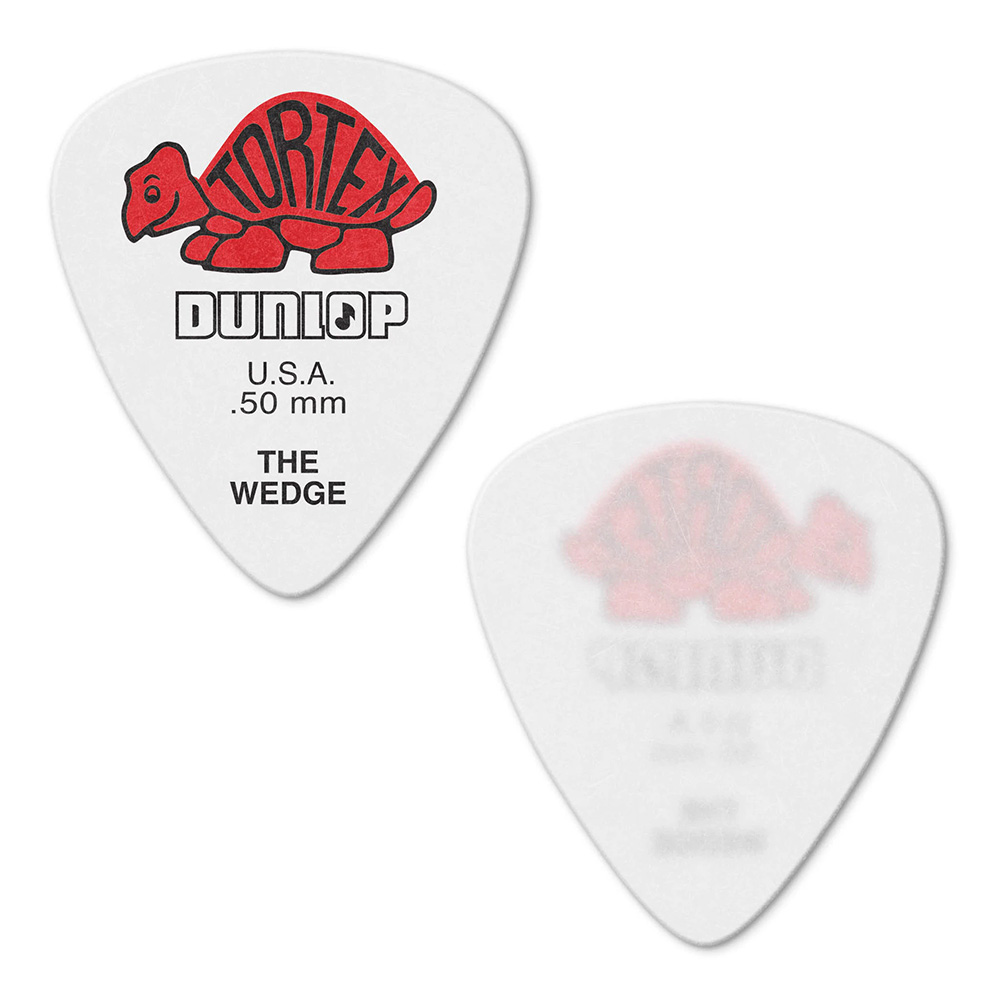 Jim Dunlop <br>424 Tortex Wedge 0.50mm - Red 12Zbg