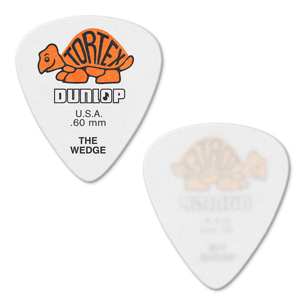 Jim Dunlop <br>424 Tortex Wedge 0.60mm - Orange 12Zbg