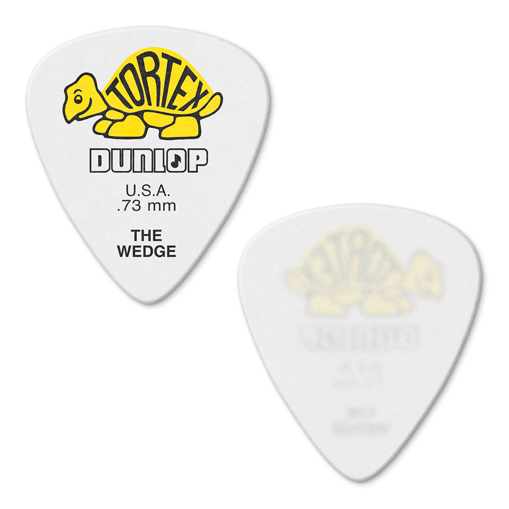 Jim Dunlop <br>424 Tortex Wedge 0.73mm - Yellow 12Zbg