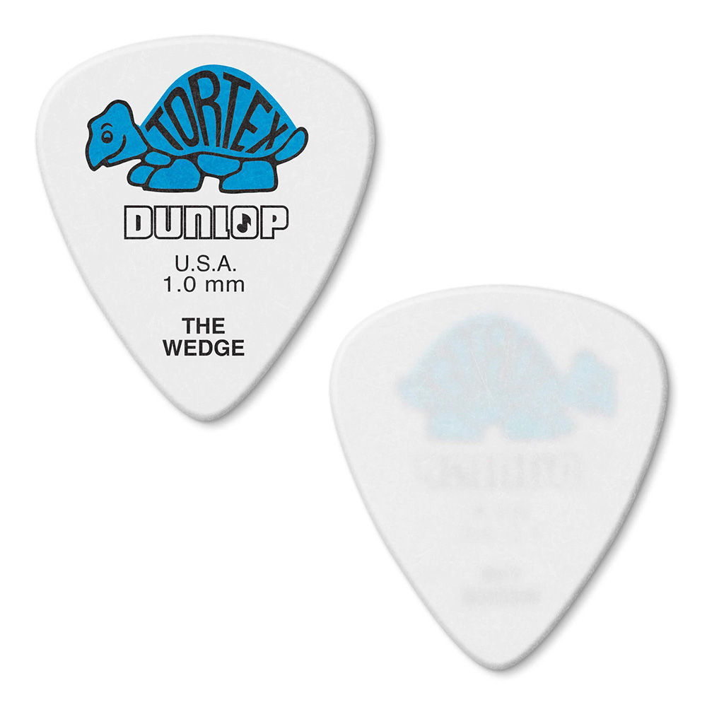 Jim Dunlop <br>424 Tortex Wedge 1.0mm - Blue 12Zbg