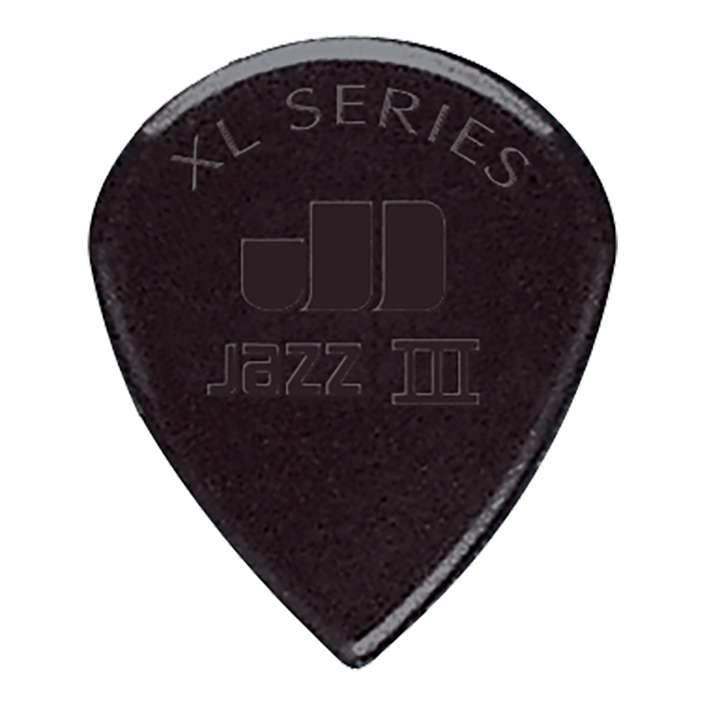 Jim Dunlop <br>47pxl Nylon Jazz III XL 1.38mm - Black 12Zbg