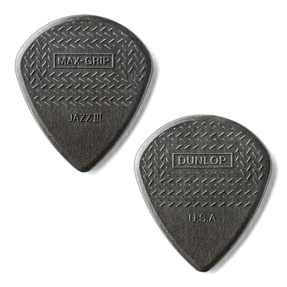 Jim Dunlop <br>471 Max-Grip Jazz III 1.38mm - Carbon Fiber 12Zbg