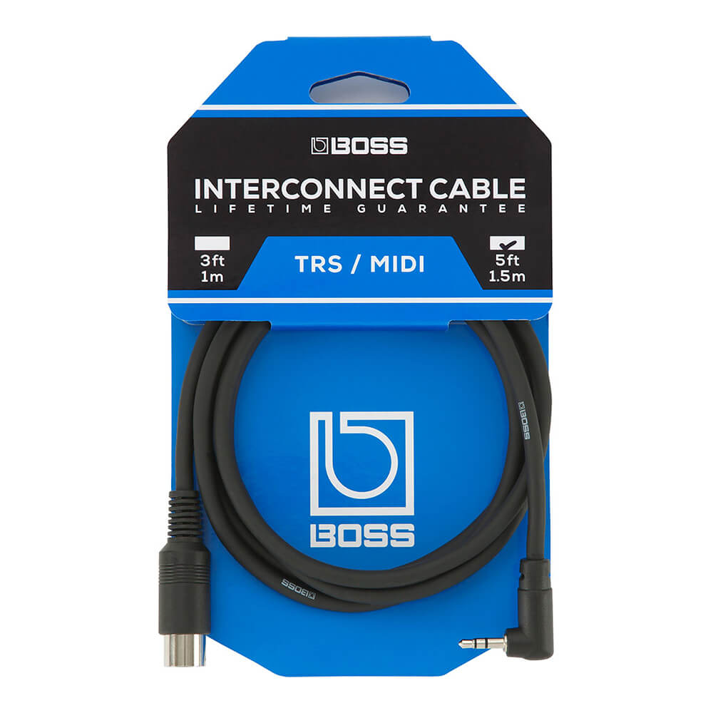 BOSS <br>BMIDI-5-35 TRS/MIDI connecting cable