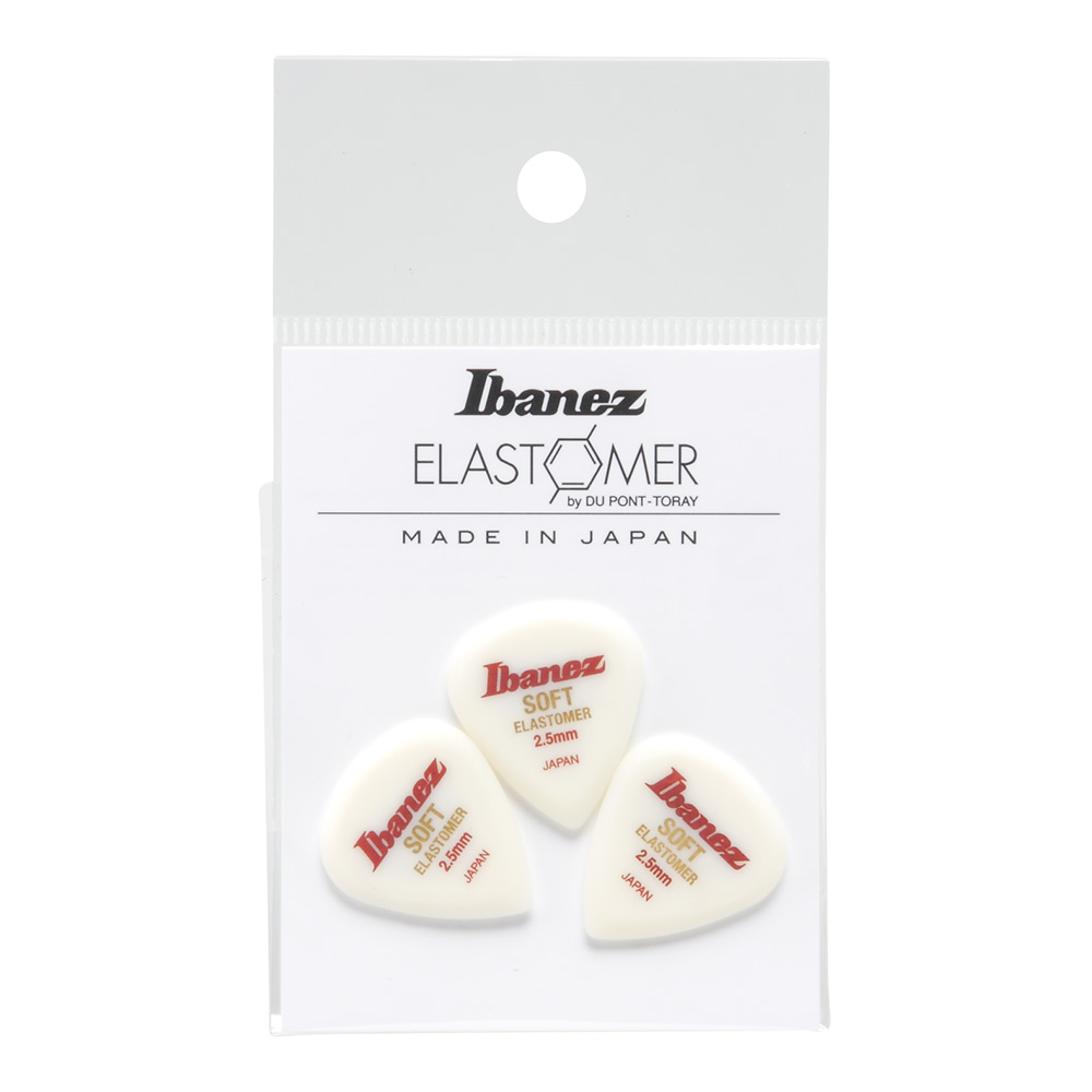 Ibanez <br>ELASTOMER Pick SOFT 2.5mm [BELJ1ST25]