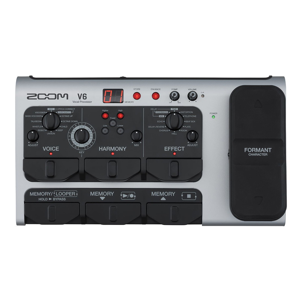 ZOOM <br>V6 All-in-One Vocal Processor