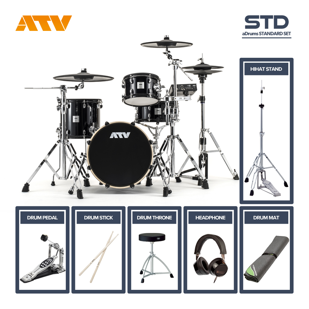 ATV <br>aDrums artist STANDARD SET [ADA-STDSET] VOtIvVZbg