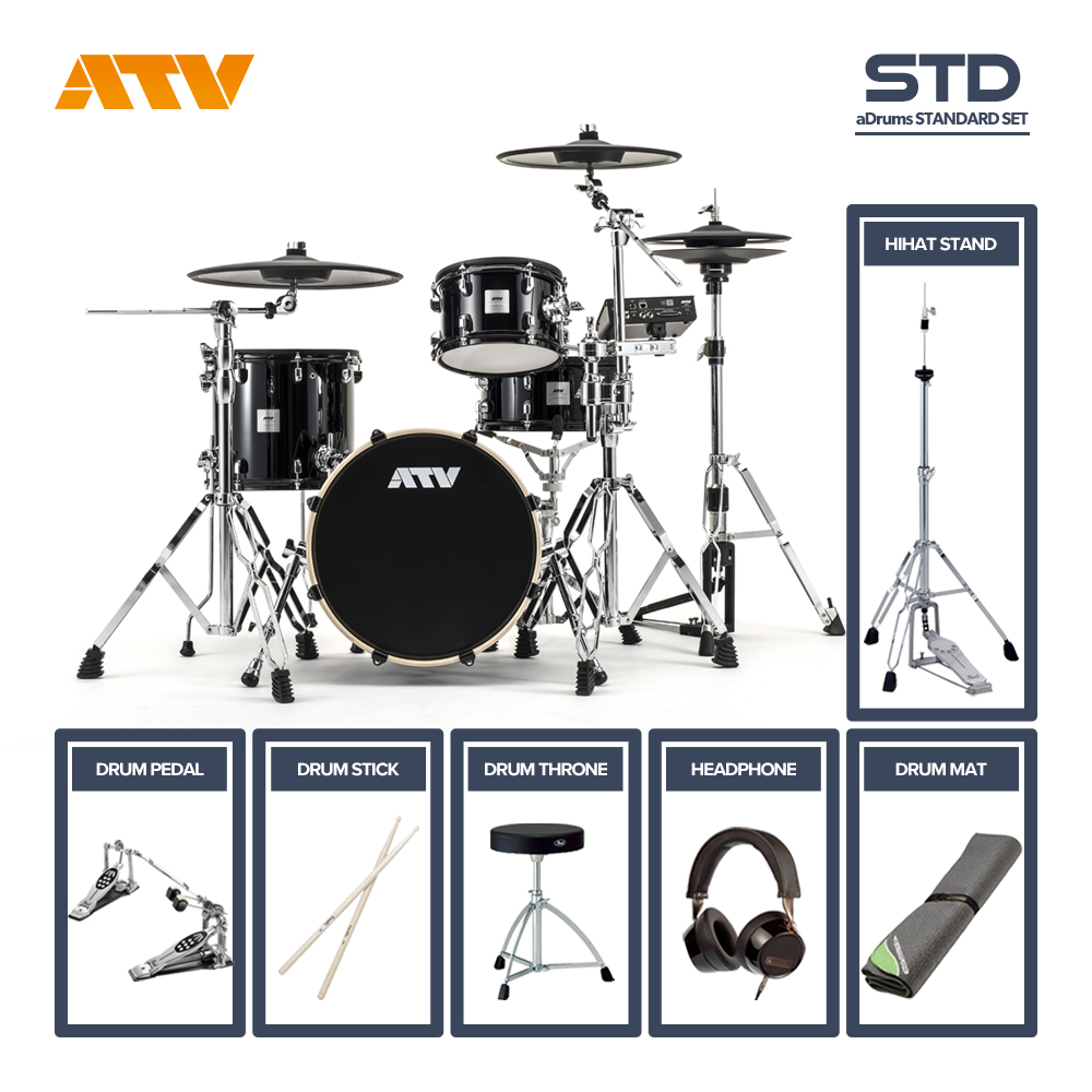 ATV <br>aDrums artist STANDARD SET [ADA-STDSET] cCtIvVZbg