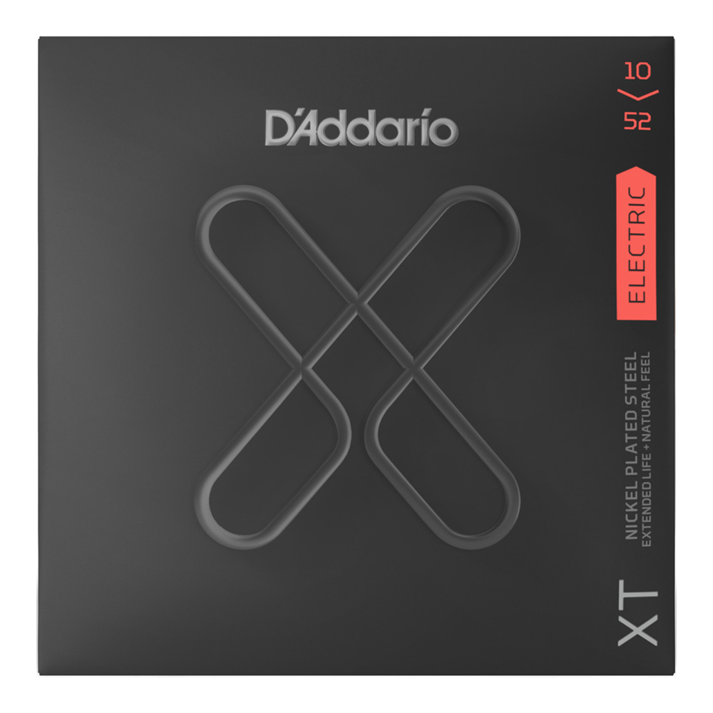 D'Addario <br>XTE1052 XT Nickel Light Top/Heavy Bottom 10-52
