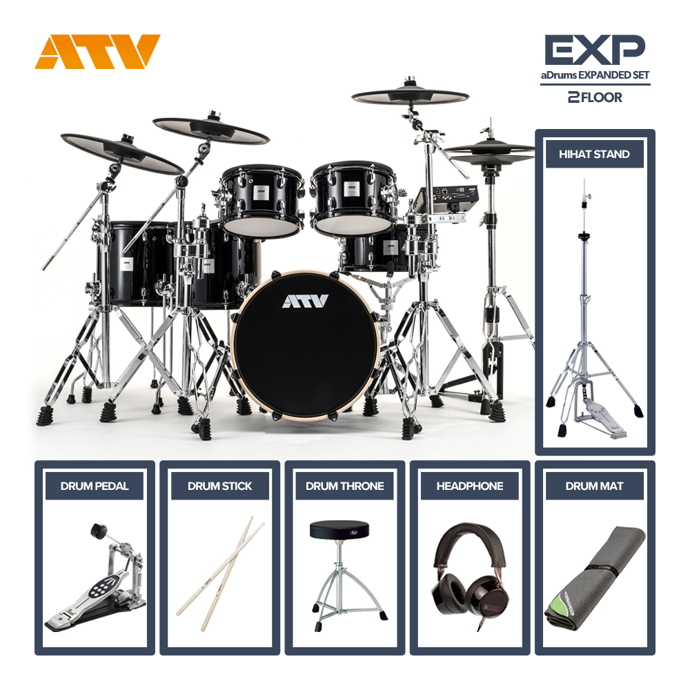 ATV <br>aDrums artist EXPANDED SET 2Floor [ADA-EXPSET] VOtIvVZbg