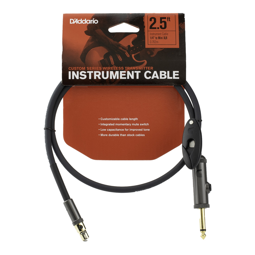 D'Addario <br>Wireless Transmitter Instrument Cables PW-WG-02