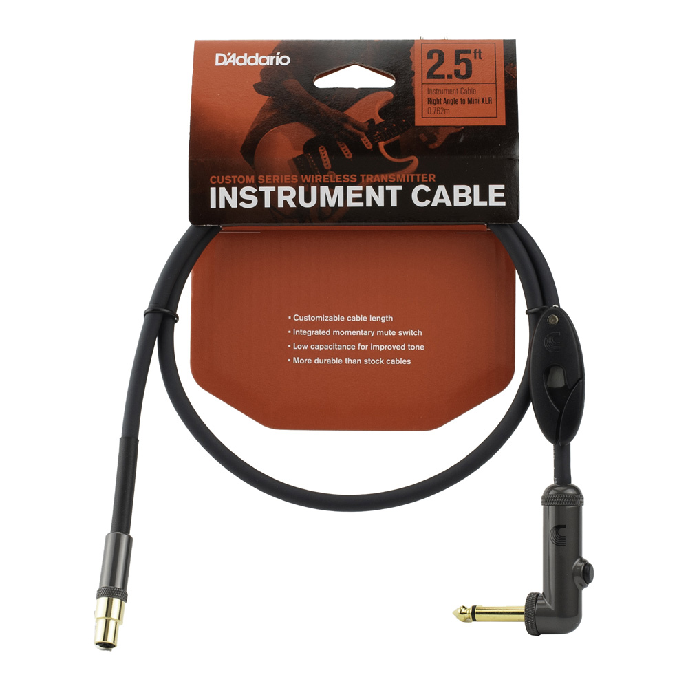 D'Addario <br>Wireless Transmitter Instrument Cables PW-WGRA-02