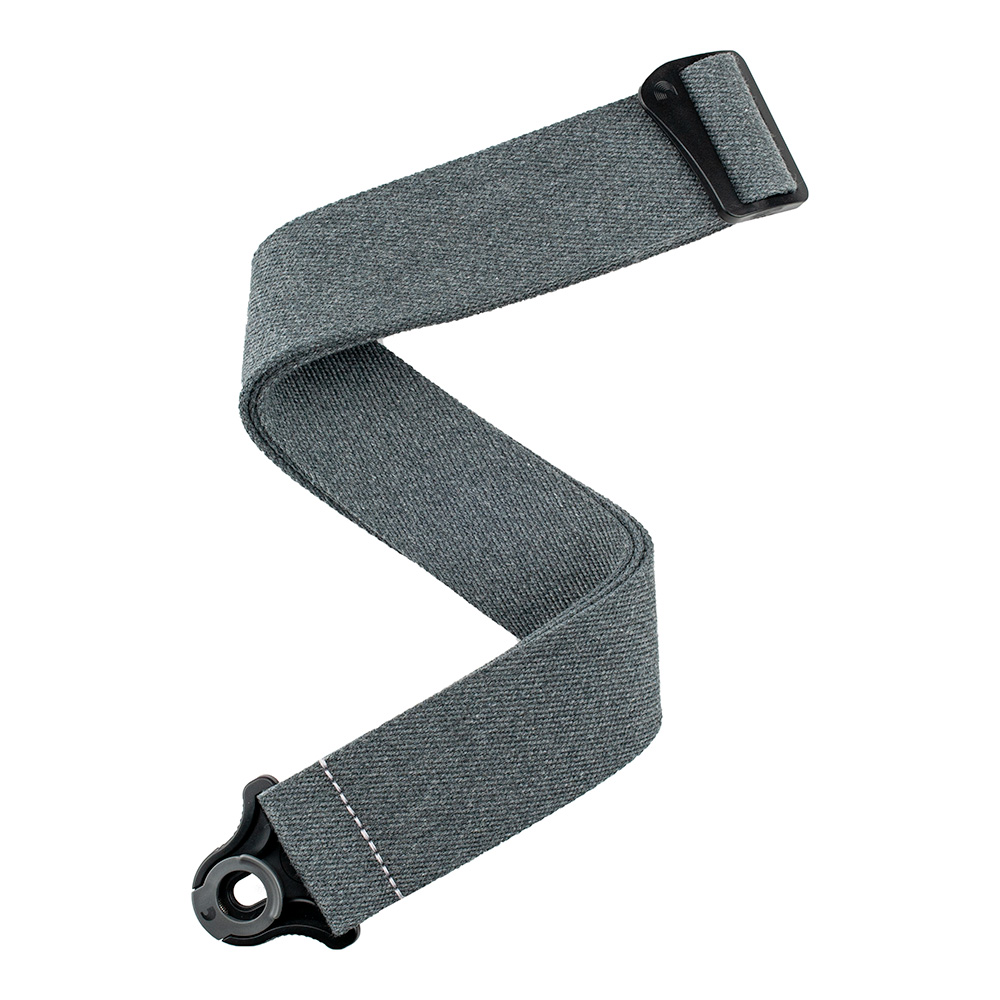 D'Addario <br>Auto Lock Skater Guitar Strap - Grey [50BAL04]