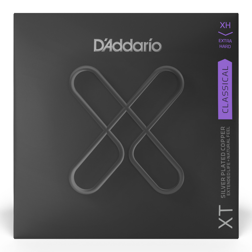 D'Addario <br>XTC44 XT Classical Silver Plated Copper Extra Hard Tension
