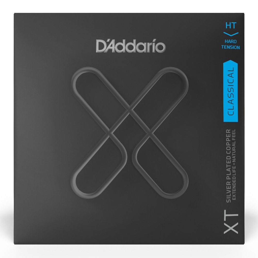 D'Addario <br>XTC46 [XT Classical, Silver Plated Copper, Hard Tnesion]