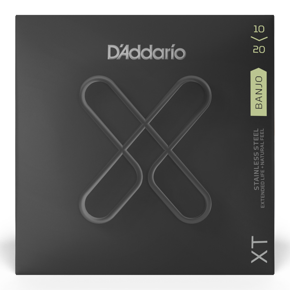 D'Addario <br>XTJ1020 XT Banjo Stainless Steel Light/Medium 10-20