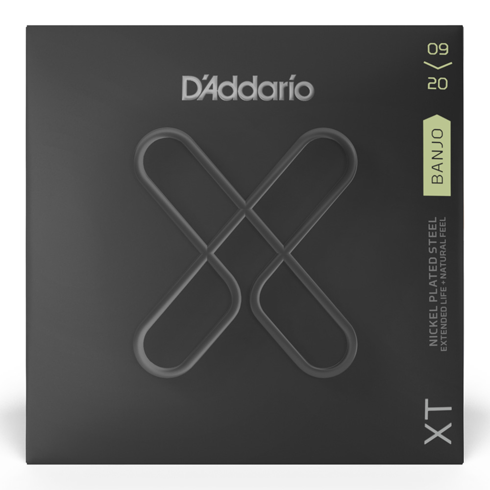 D'Addario <br>XTJ0920 XT Banjo Nickel Plated Steel Light 09-20