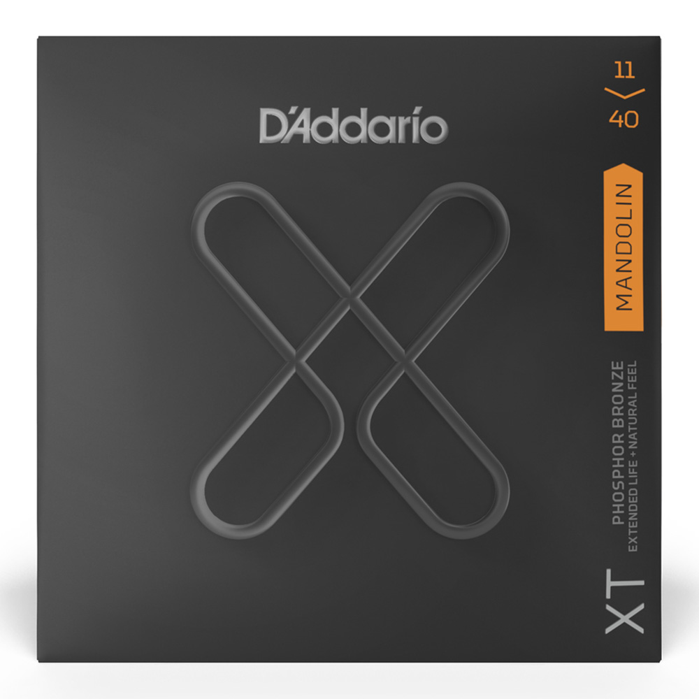 D'Addario <br>XTM1140 XT Mandolin  Phosphor Bronze Medium 11-40