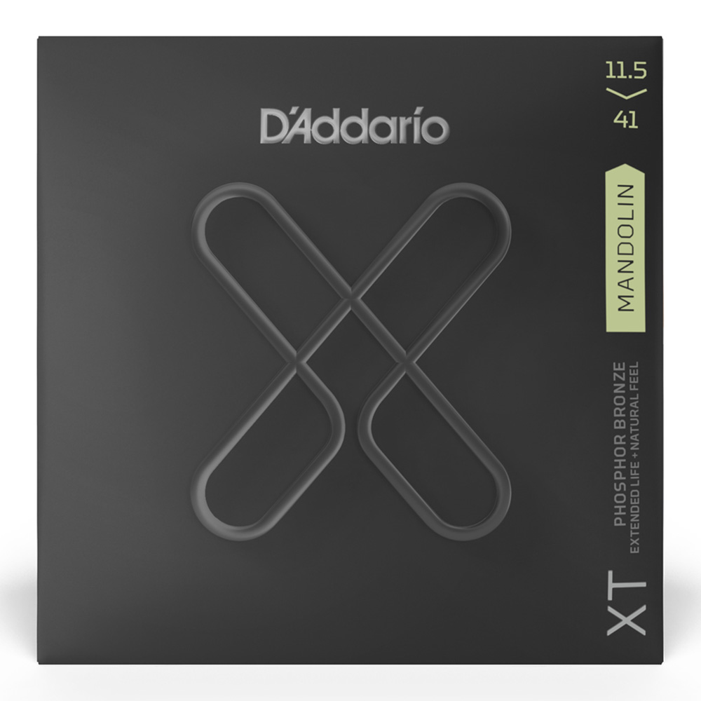 D'Addario <br>XTM11541 XT Mandolin  Phosphor Bronze Medium/Heavy 11.5-41