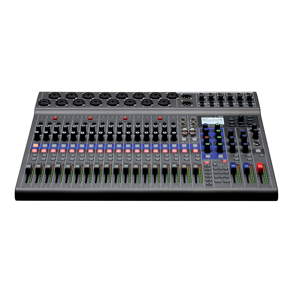 ZOOM <br>LiveTrak L-20 Digital Mixer + Recorder