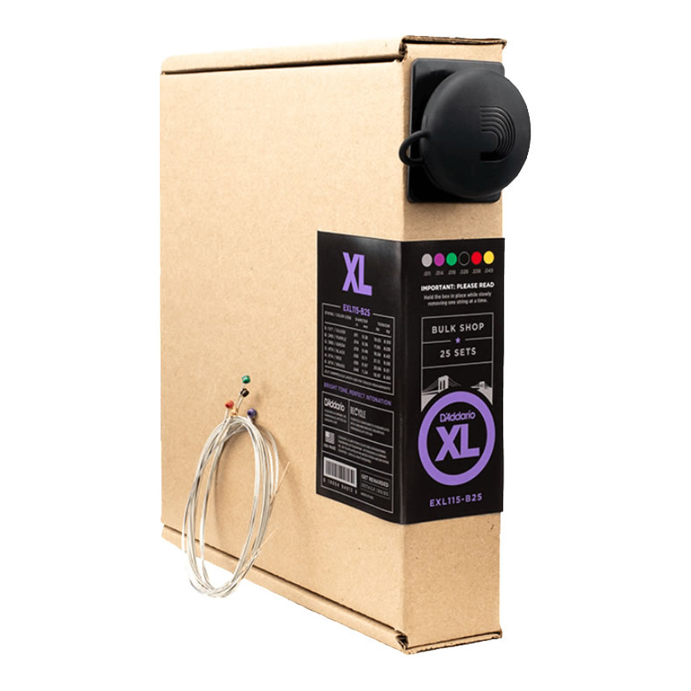 D'Addario <br>EXL115-B25 [XL Nickel Wound, Blues/Jazz Rock, 11-49][BULK SHOP 25Zbg]