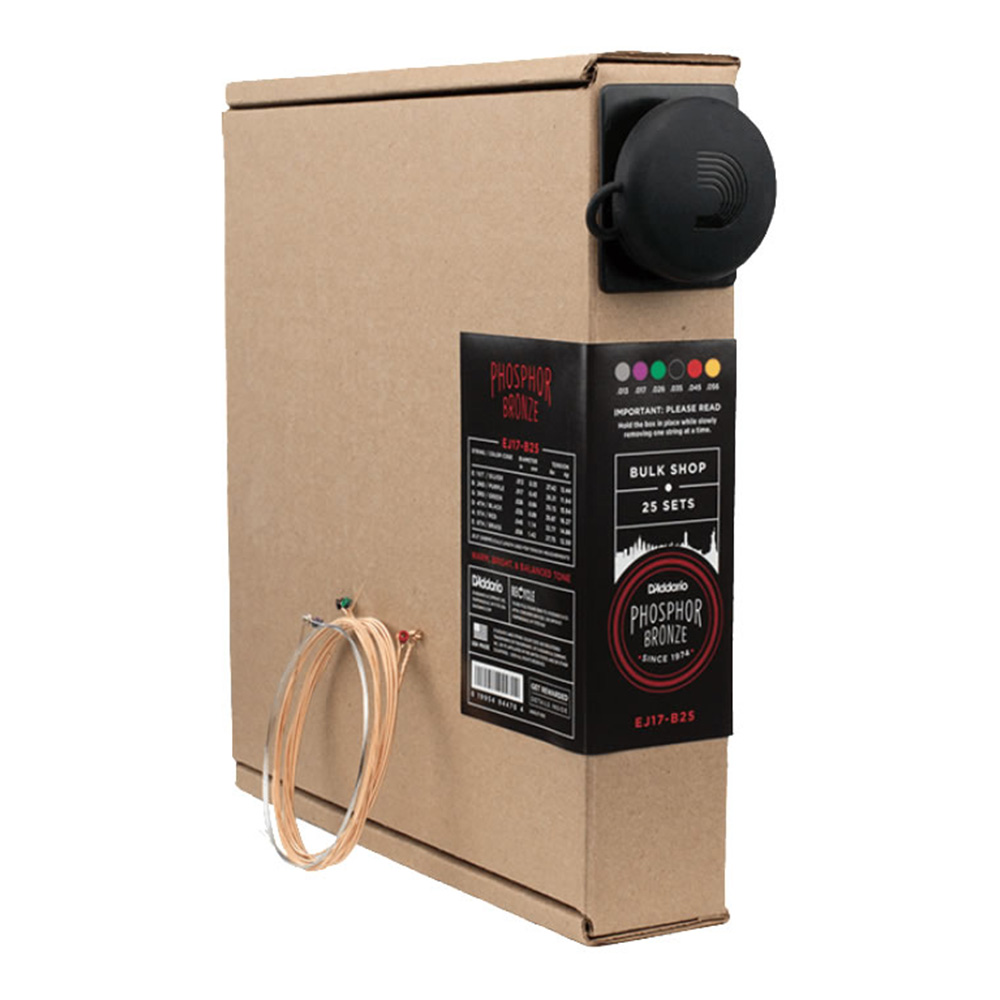D'Addario <br>EJ17-B25 [Phosphor Bronze, Medium 13-56][BULK SHOP 25Zbg]