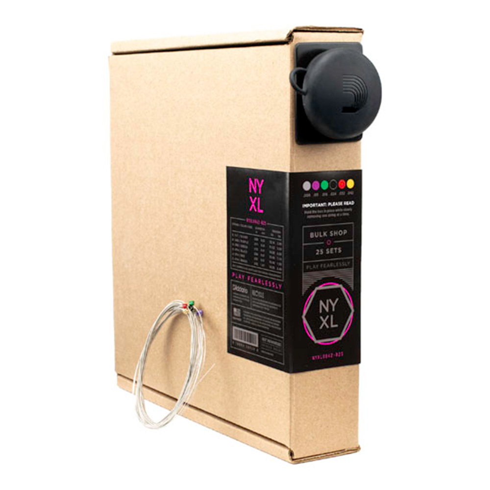 D'Addario <br>NYXL0942-B25 [NYXL Nickel Wound, Super Light 09-42][BULK SHOP 25Zbg]