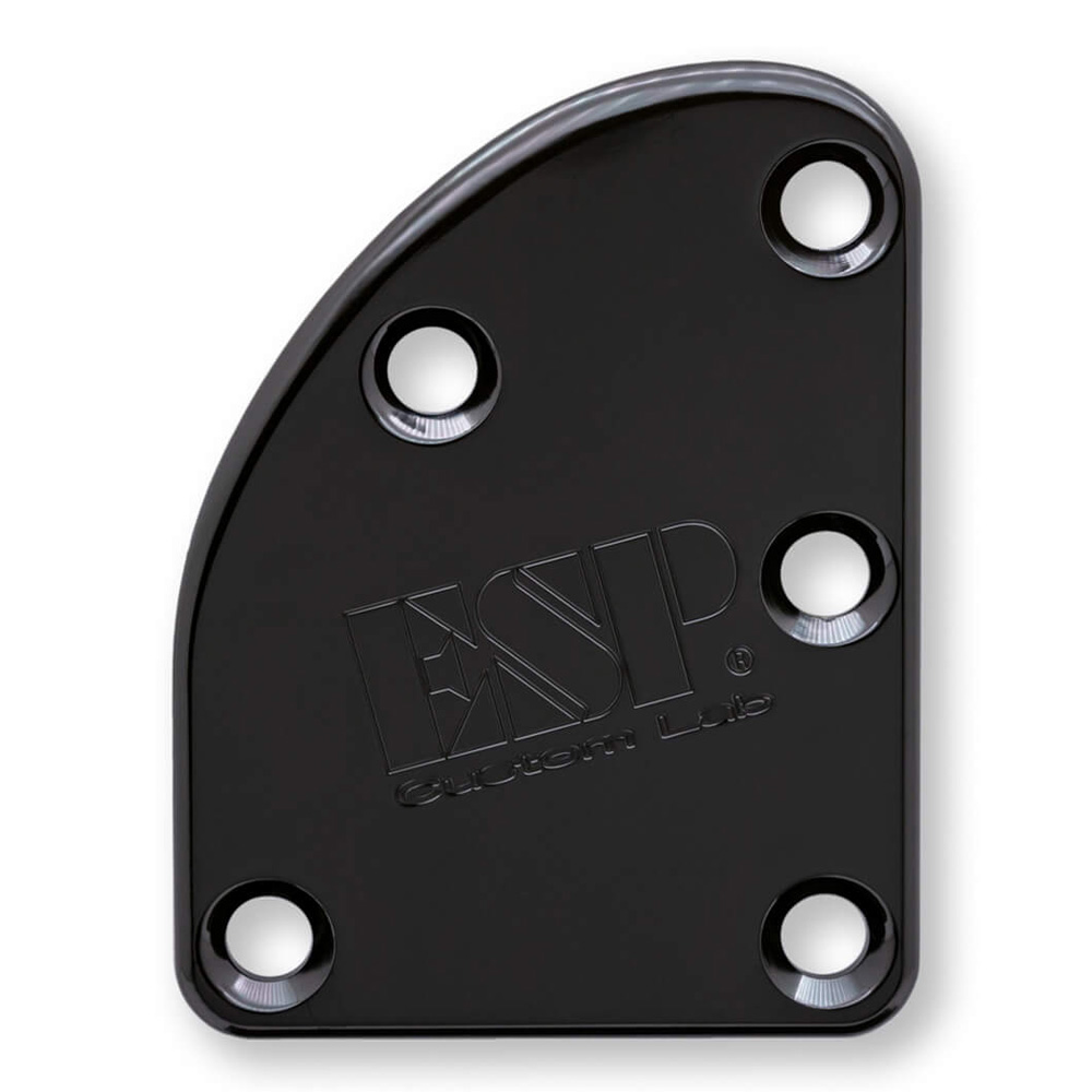 ESP <br>T-5 NECK SET PLATE BRASS NORMAL Black