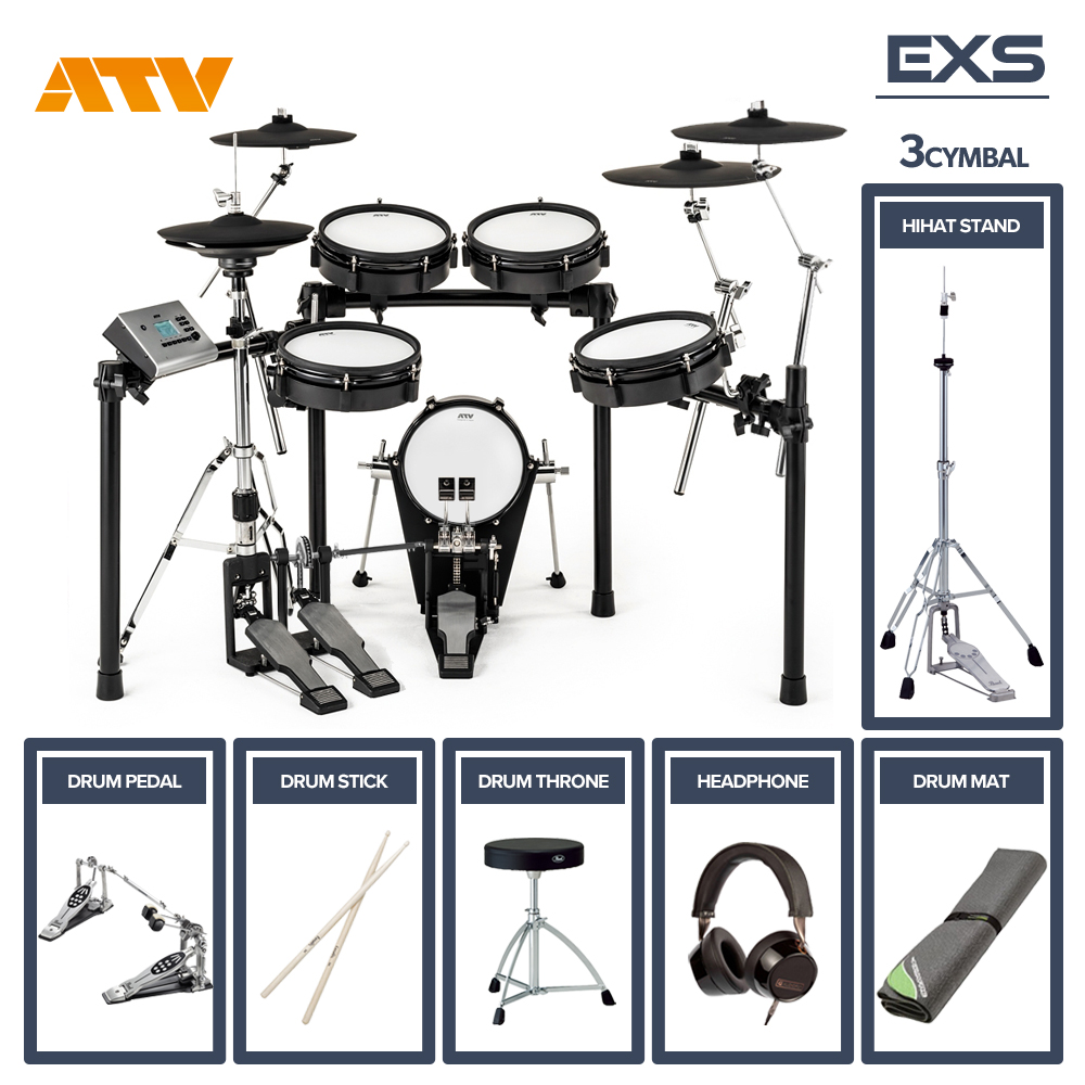 ATV <br>EXS-3 3Cymbal ツインフルオプションセット