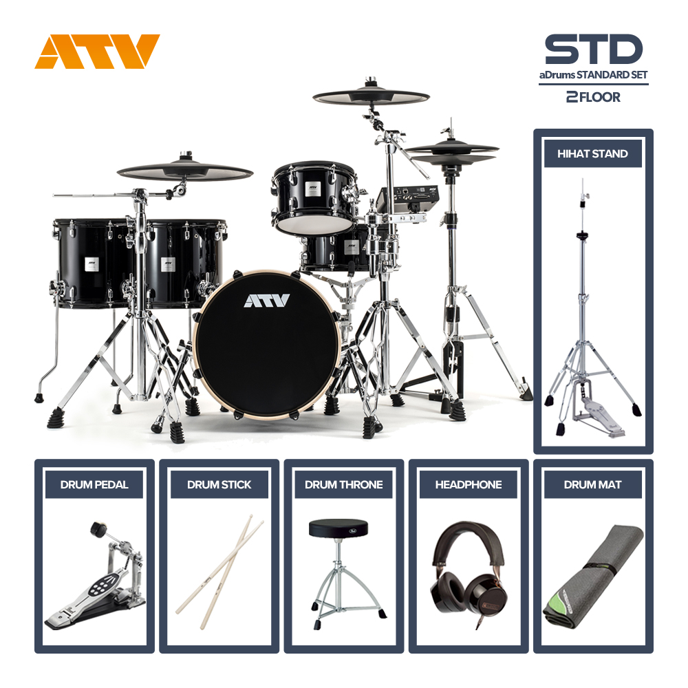 ATV <br>aDrums artist STANDARD SET [ADA-STDSET] 2Floor VOtIvVZbg